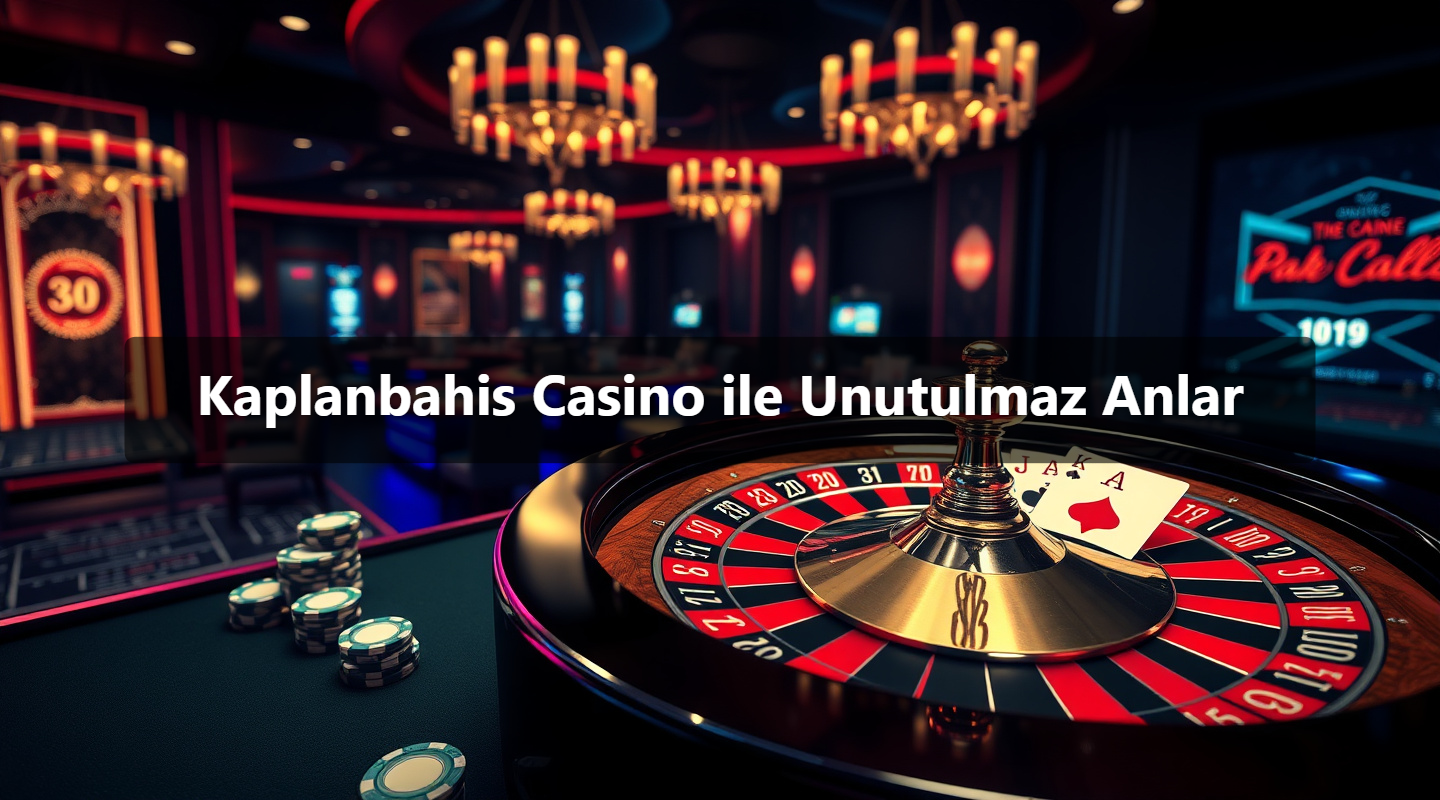 Kaplanbahis Casino ile Unutulmaz Anlar 1 Kaplanbahis Casino ile Unutulmaz Anlar